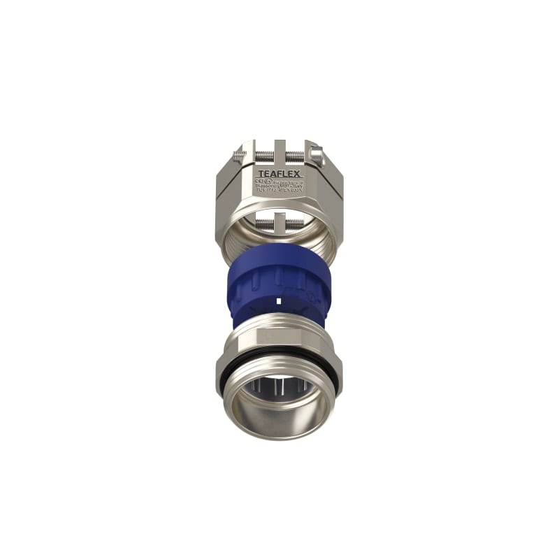 TEAFLEX - Pressacavo anti torsione in ottone nichelato IP68 (ATEX) 17-20 PG21.