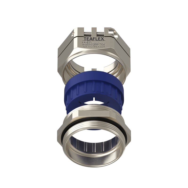 TEAFLEX - Pressacavo anti torsione in ottone nichelato IP68 (ATEX)EXPRAT PG36 EXPRAT3632