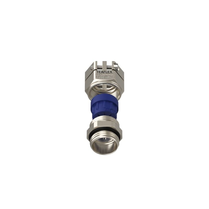 TEAFLEX - Pressacavo anti torsione in ottone nichelato IP68 (ATEX) ISO20 9-13.
