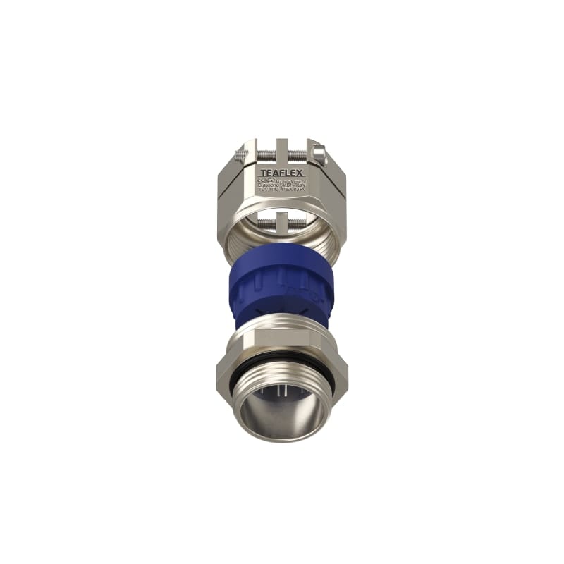 TEAFLEX - Pressacavo anti torsione in ottone nichelato IP68 (ATEX) ISO25.