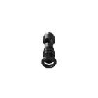 TEAFLEX - RACCORDO GLM10B 1/2' NERO