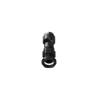 TEAFLEX - RACCORDO GLM12A 1/2' NERO