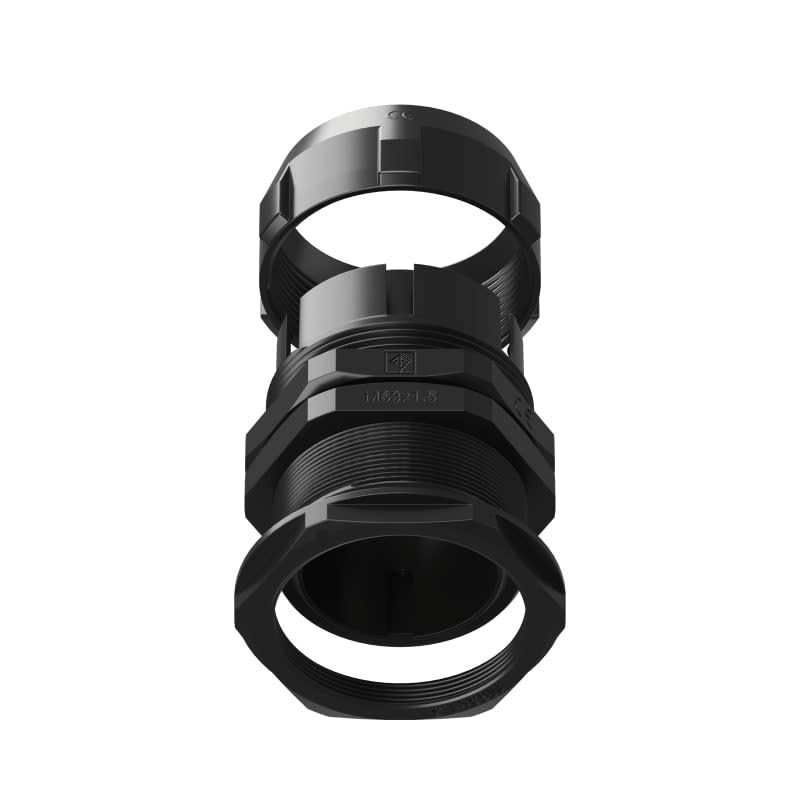 TEAFLEX - RACCORDO GLM50 M63X1,5 NERO GLMN50M63