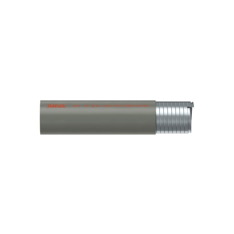 TEAFLEX - Guaina in acciaio zincato ricoperta in PVC IP67 per tubo L 50 grigio.