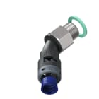 TEAFLEX - CURVA 45 IP68 BF10 M16 NERO M8BBF10M16