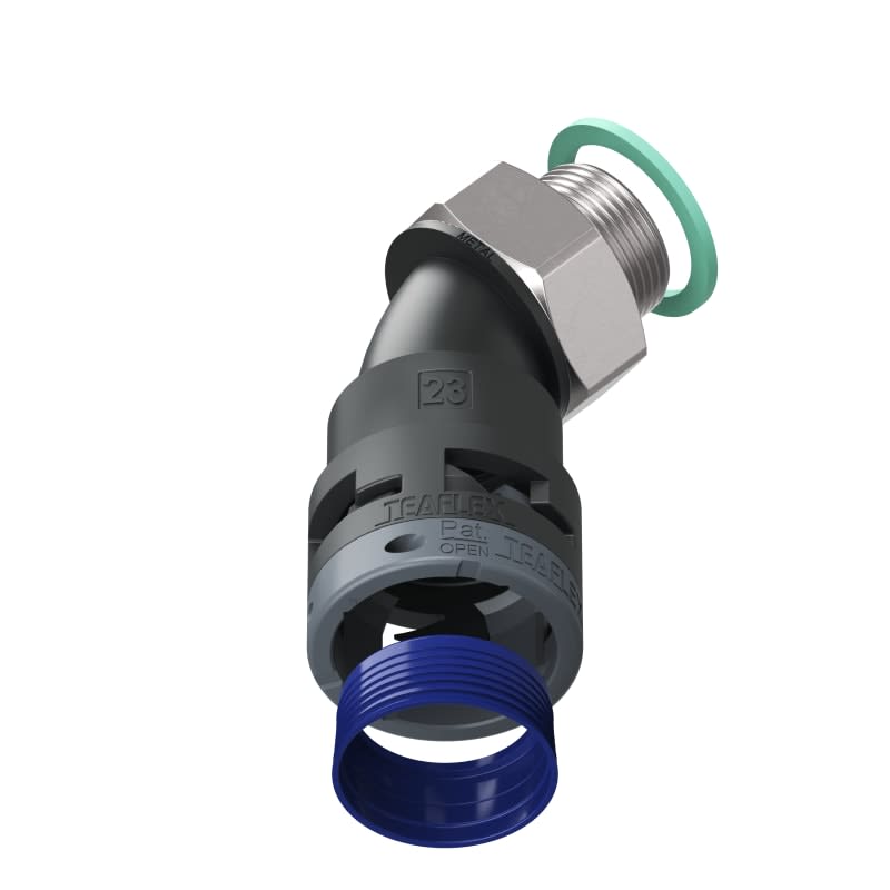 TEAFLEX - CURVA 45 IP68 BF23 M25 NERO