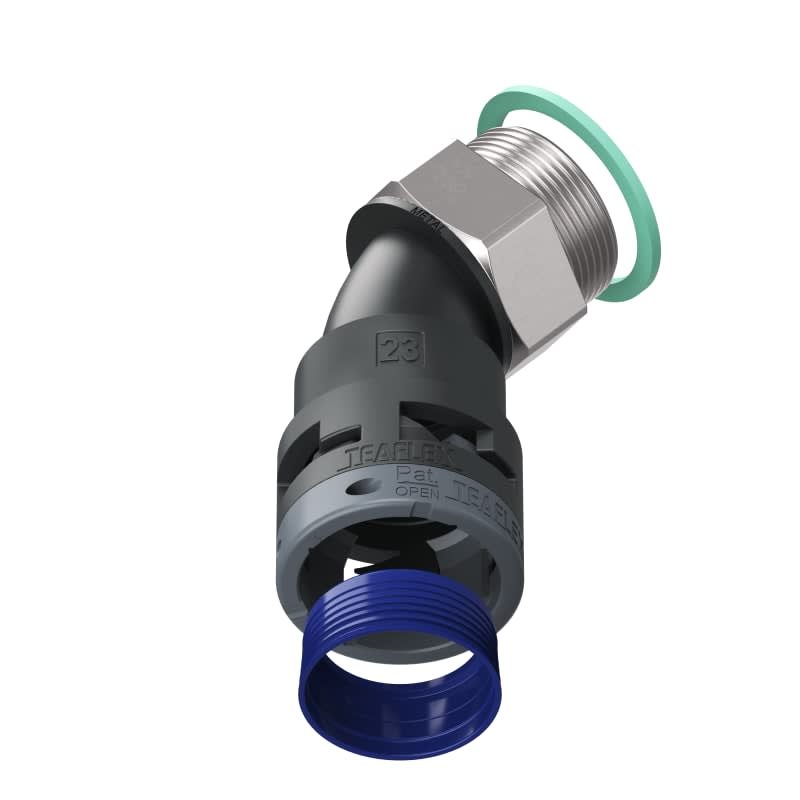 TEAFLEX - CURVA 45 IP68 BF23 M32  NERO