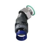 TEAFLEX - CURVA 45 IP68 BF23 PG21 NERO M8BBF23P21