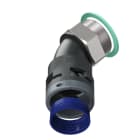 TEAFLEX - CURVA 45 IP68 BF29 M40 NERO M8BBF29M40