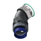 TEAFLEX - CURVA 45 IP68 BF48 PG48 NERO M8BBF48P48