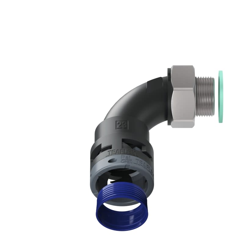 TEAFLEX - CURVA 90 IP68 BN23 M25 NERO