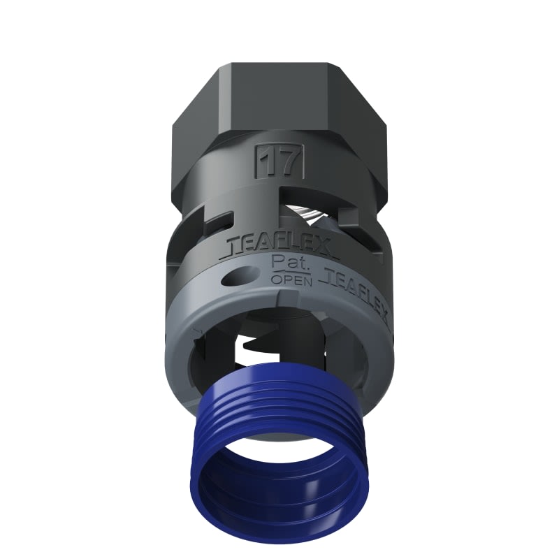 TEAFLEX - FEMM.IP68 SF17 METALLO M20X1,5 M8BSF17M20