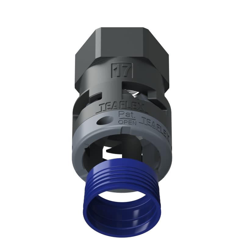 TEAFLEX - FEMM.IP68 SF17 METALLO PG13,5 M8BSF17P13