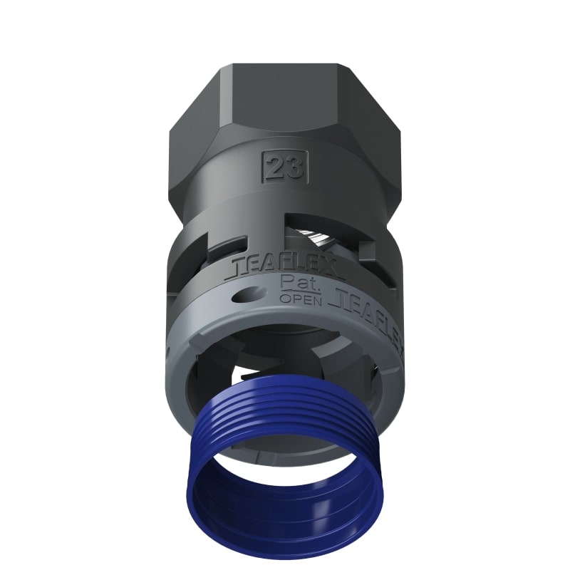 TEAFLEX - FEMM.IP68 SF23 METALLO M25X1,5 M8BSF23M25