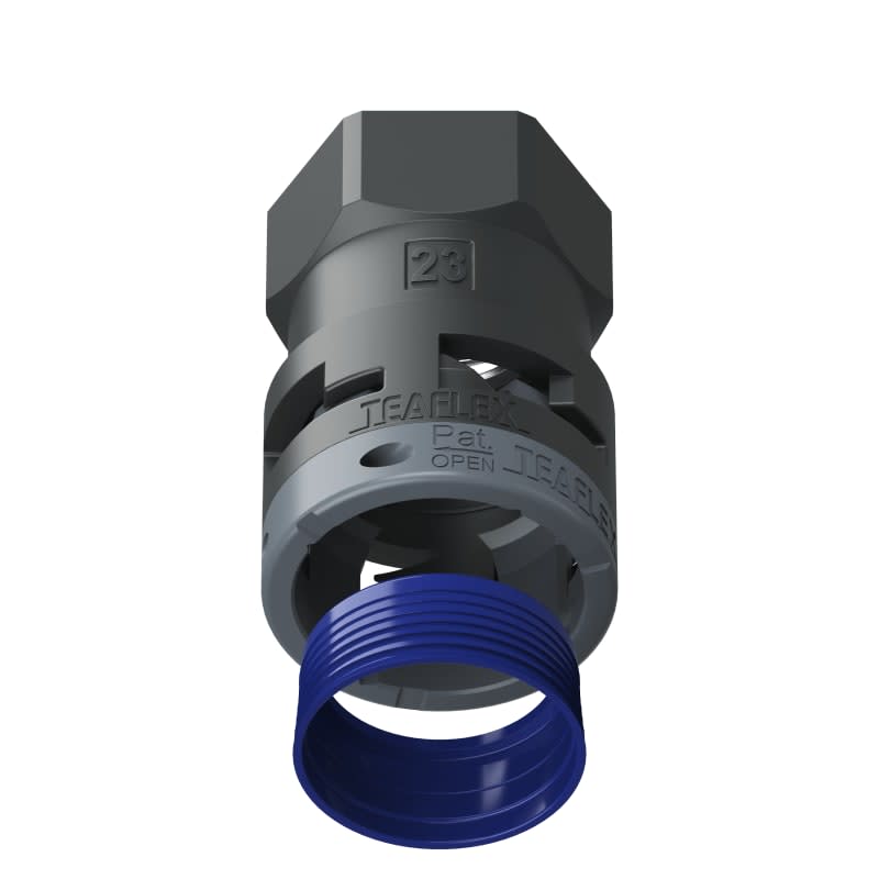 TEAFLEX - FEMM.IP68 SF23 METALLO PG21 M8BSF23P21
