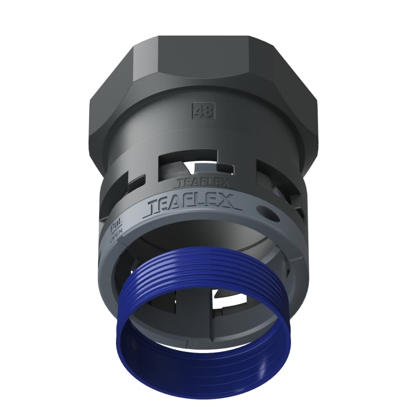 TEAFLEX - FEMM.IP68 SF48 METALLO M63X1,5 M8BSF48M63