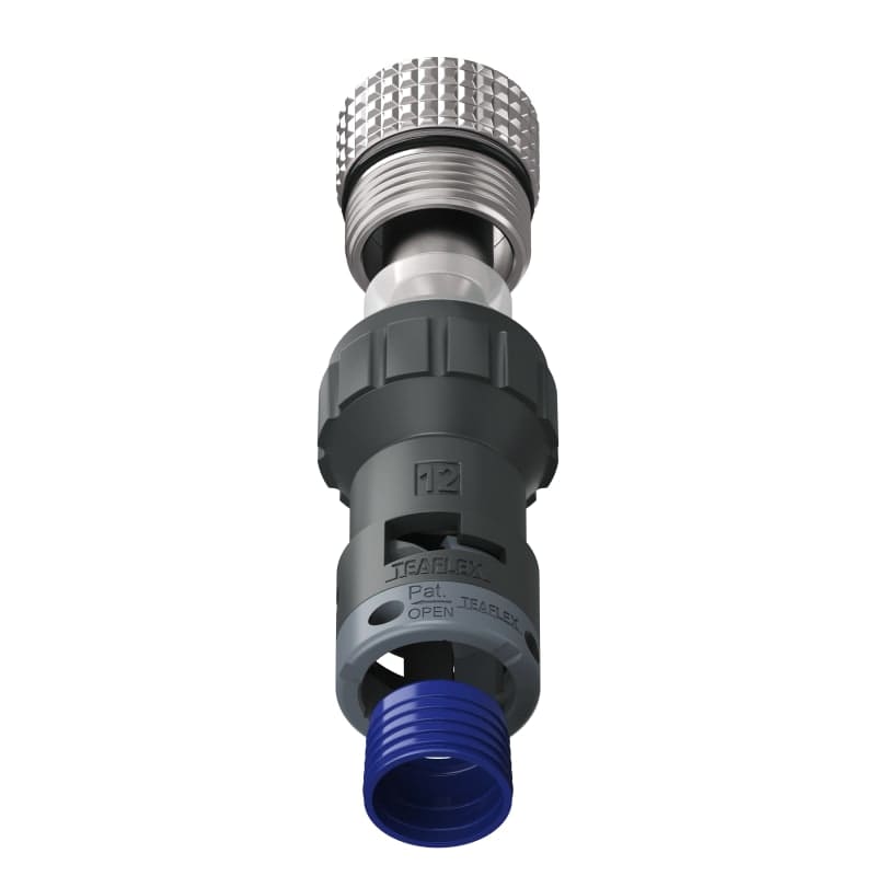 TEAFLEX - RAC.NERO EMC IP68 SF12U 7/8'