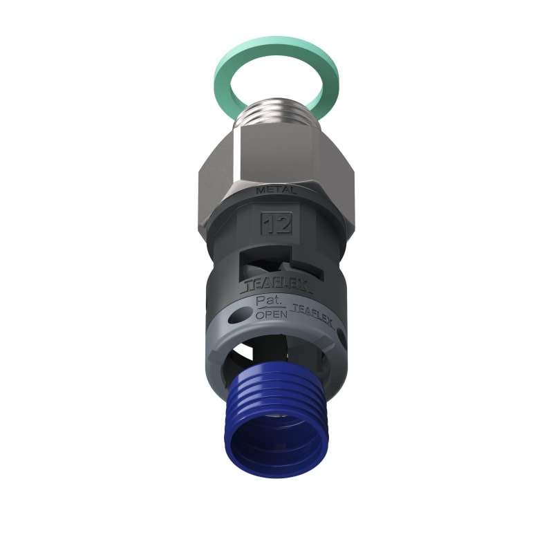 TEAFLEX - RACC.NERO   IP68 SM12  M16X1,5 M8BSM12M16