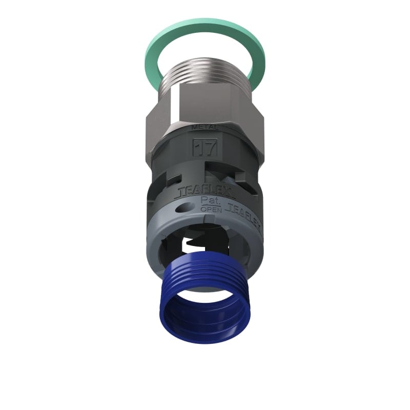 TEAFLEX - RACC.NERO IP68 SM17 M25X1,5