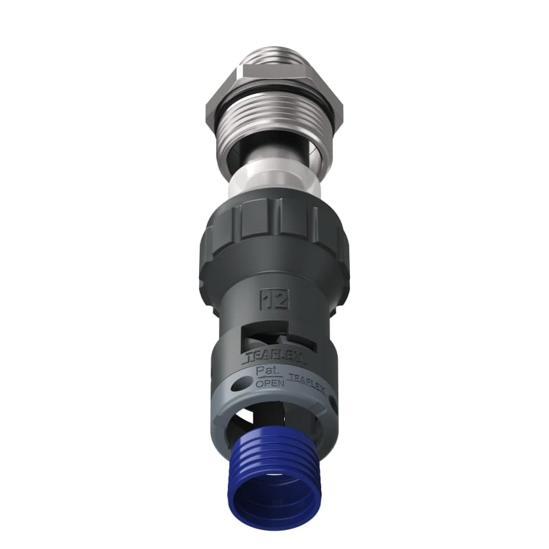 TEAFLEX - RAC.NERO EMC IP68 SM12 M16X1,5