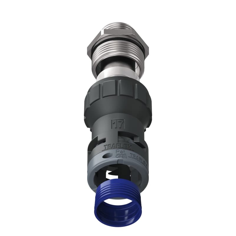 TEAFLEX - RAC.NERO EMC IP68 SM17 M20X1,5