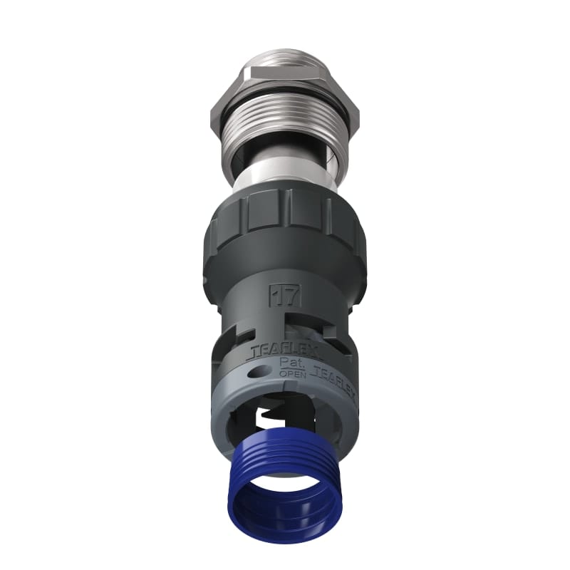 TEAFLEX - RAC.NERO EMC IP68 SM17 PG13,5