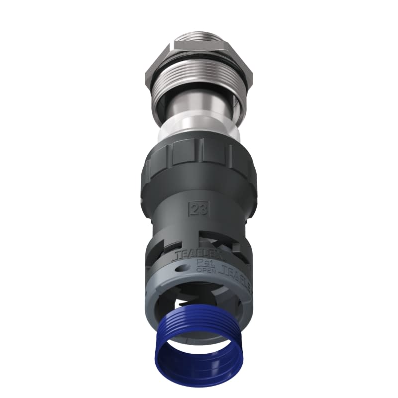 TEAFLEX - RAC.NERO EMC IP68 SM23 M25X1,5 M8BSMEMC23M25