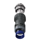 TEAFLEX - RAC.NERO EMC IP68 SM23 M25X1,5