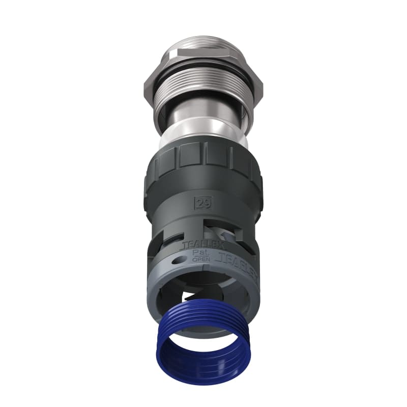 TEAFLEX - RAC.NERO EMC IP68 SM29 PG29