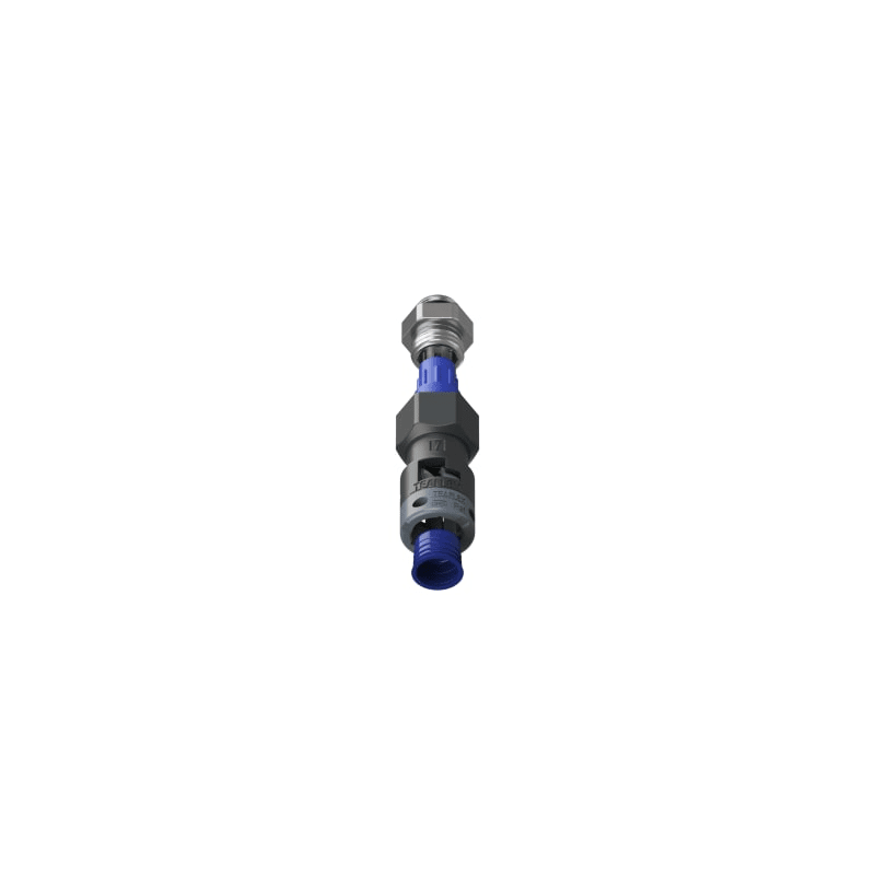 TEAFLEX - Raccordo pressacavo 07ISO12 da 4 a 6,5 pollici con filetto metallico IP68/IP69K SR diritto.