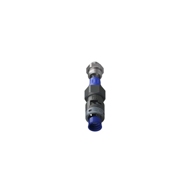 TEAFLEX - Raccordo pressacavo 10ISO12 4 - 6,5 SR diritto con filetto metallico IP68/IP69K.