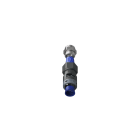 TEAFLEX - Raccordo pressacavo 10PG09 da 4 a 6,5 mm con filetto metallico IP68/IP69K.