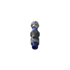 TEAFLEX - Raccordo pressacavo 12ISO20 5-8 SR diritto con filetto metallico IP68/IP69K.