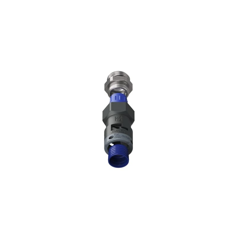 TEAFLEX - Raccordo pressacavo 12ISO20 6,5-9,5 SR diritto con filetto metallico IP68/IP69K.