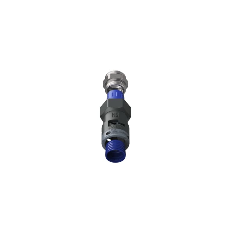 TEAFLEX - raccordo pressione 12pg11 4 6,5 sr diritto con filetto metallico ip68/ip69k.