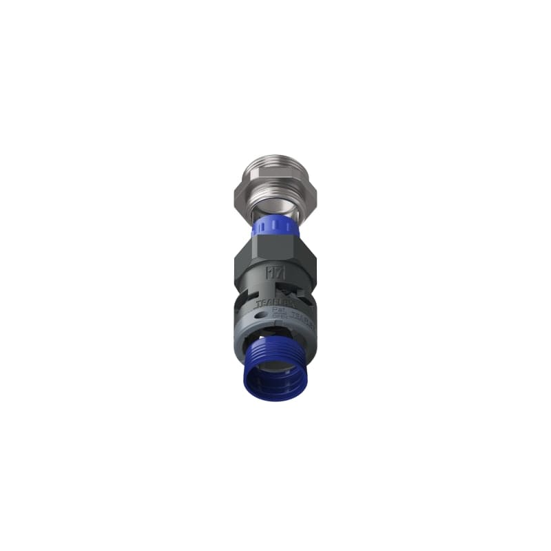TEAFLEX - Raccordo pressacavo 17ISO25 SR diritto con filetto metallico IP68/IP69K.