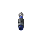 TEAFLEX - Raccordo pressacavo 17mm PG13,5 con filetto metallico IP68/IP69K SR diritto.
