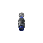 TEAFLEX - Raccordo pressacavo 17PG16 diritto con filetto metallico IP68/IP69K.