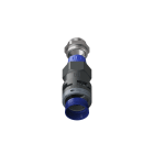 TEAFLEX - Raccordo pressacavo 23ISO25 14-18 SR diritto con filetto metallico IP68/IP69K.