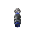 TEAFLEX - raccordo pressione 23iso32 9 -13 sr diritto con filetto metallico ip68/ip69k