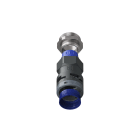TEAFLEX - Raccordo pressacavo 23ISO32 diritto con filetto metallico IP68/IP69K.