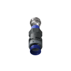 TEAFLEX - Raccordo pressacavo 23PG21 11,5-15,5 SR diritto con filetto metallico IP68/IP69K.