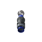 TEAFLEX - Raccordo pressacavo 23PG21 17 -20,5 SR diritto con filetto metallico IP68/IP69K.