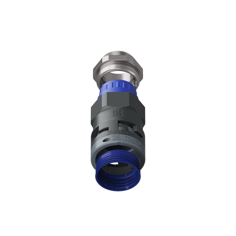 TEAFLEX - Raccordo pressacavo 29ISO32 20-25 con filetto metallico IP68/IP69K.
