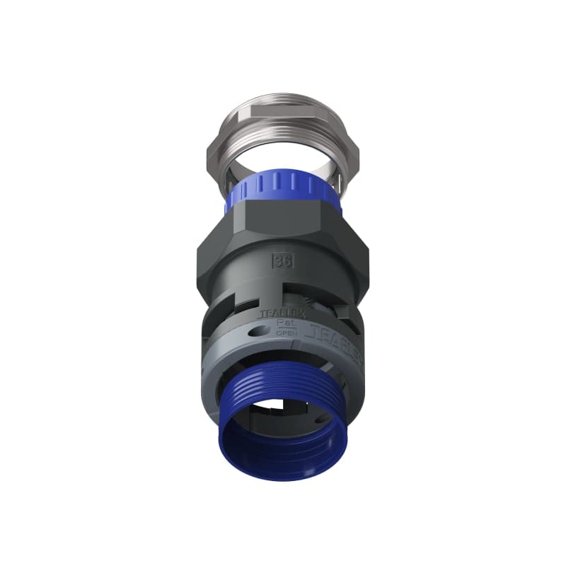 TEAFLEX - Raccordo pressacavo 36 pagine 29-34 con filetto metallico IP68/IP69K.