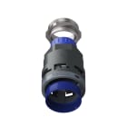TEAFLEX - Raccordo pressacavo 48ISO50 32-36 SR diritto con filetto metallico IP68/IP69K.