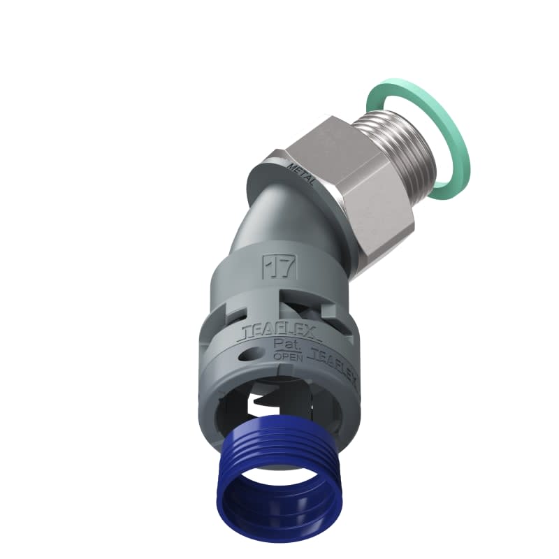 TEAFLEX - CURVA 45 IP68 BF17 M20 GRIGI M8GBF17M20