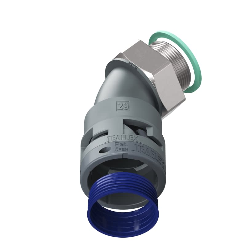 TEAFLEX - CURVA 45 IP68 BF29 M32  GRIGI M8GBF29M32