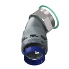 TEAFLEX - CURVA 45 IP68 BF48 M63 GRIGI M8GBF48M63