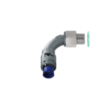 TEAFLEX - CURVA 90 IP68 BN10 PG09 GRIGI M8GBN10P09